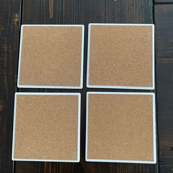 Coasters Stone set of 4  by Destination Collection - Picture 3 of 5